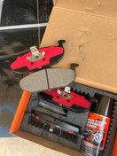 تصویر لنت جلو فیبر سرامیک ام جی 350 (MG350) FRONT BRAKE PAD FOR MG 350 / MG 360
