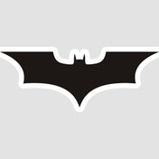 تصویر استیکر لوگوی بتمن Batman Logo 