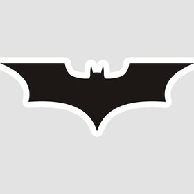 تصویر استیکر لوگوی بتمن Batman Logo 