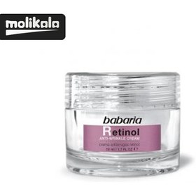 تصویر کرم ضد چروک صورت باباریا مدل Retinol حجم 50 میلی لیتر Babaria Retinol anti-wrinkle Face cream 50ml