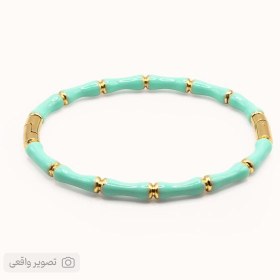 تصویر دستبند بنگل زنانه نازک مدل میناکاری | زابزبا گالری 