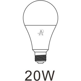 تصویر لامپ LED پارس اروند الکتریک ۲۰ وات مهتابی 