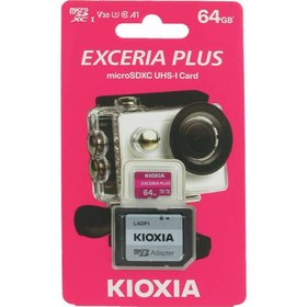 تصویر مموری میکرو اس دی Kioxia مدل U3 Exceria Plus ظرفیت 64GB 