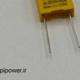تصویر خازن MKP/0.1 UF/275 VAC/X2 