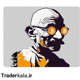 تصویر ماوس پد طرح بیت کوین کدMP1088 