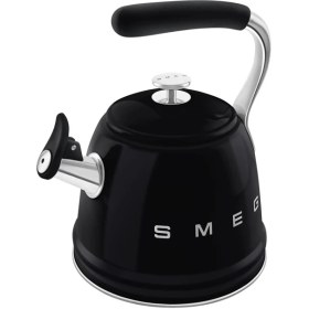 تصویر کتری روگازی اسمگ مدل wkf01CR SMEG Whistling kettle wkf01CR