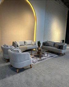 تصویر مبل راحتی مینیمال مدل حلالی Ali Sofa