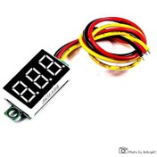 تصویر ماژول ولت متر دیجیتال ۳ رقمی ۰ تا ۳۰ ولت DC سایز ۰.۳۶ اینچ سبز 