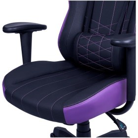 تصویر صندلی گیمینگ کولرمستر GCE1 PURPLE & BLACK GAMING CHAIR COOLER MASTER GAMING CHAIR GCE1 PURPLE & BLACK