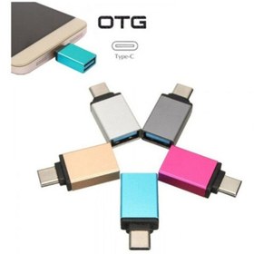 تصویر مبدل USB-C به USB مدل OTG USB Flash Driver remax OTG USB Flash Driver remax