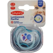 تصویر پستانک ارتودنسی بیبی لند مدل 487 مناسب  6 تا 18 ماه Baby Land  Pacifier 487  6 to18 months