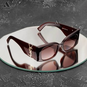 تصویر عینک مستطیلی YSL 