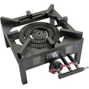 تصویر اجاق گاز پروفیلی سه شعله کوچک سایز 55*55 