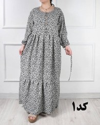 تصویر پیراهن پفکی زنانه ماهلین مدل 6151 