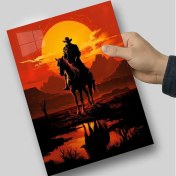 تصویر متال پوستر رد دد مینیمال 