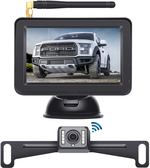 خرید و قیمت B-Qtech Wireless Backup Camera With 5'' AHD Monitor, Stable ...