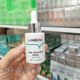 تصویر سرم ضد جوش حجم 15 میل لنبنا Lanbena Acne Treatment Serum 15 ml