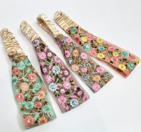 تصویر هدبند گلدوزی 