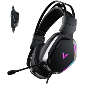 تصویر هدست گیمینگ باسیم 7.1 رپو مدل VH710 ا Rapoo VH710 7.1 Surround Sound Wired Gaming Headset Rapoo VH710 7.1 Surround Sound Wired Gaming Headset