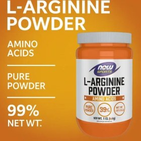 تصویر آرژنین ناو 454 گرمی NOW Foods, Sports, L-Arginine Powder, 1 lb (454 g)
