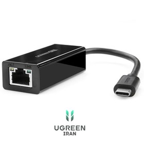 تصویر مبدل USB-C به LAN یوگرین مدل US236-50307 – مشکی 