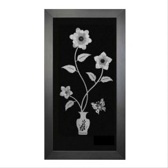 تصویر تابلو نقره گل حجمی (پرسی) 