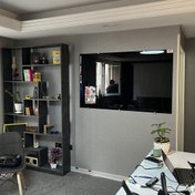 تصویر تخته وایت برد شیشه ای سایز ۱۲۰×۸۰ 