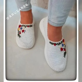 تصویر گیوه گلدوزی 