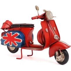 تصویر مینی وسپا دکوری فلزی کلکسیونی 