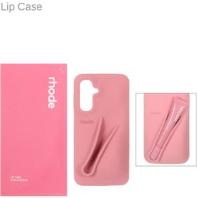 تصویر قاب سیلیکونی پاک کنی اورجینال رود | rhode با ست لیپ گلاس برای سامسونگ Samsung Galaxy A16 