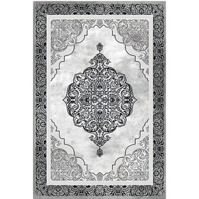 تصویر فرش مخمل نادی طرح سنتی کد O109 