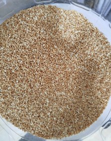 تصویر کنجد سفید بو داده - ۱۰۰ گرم Toasted white sesame seeds