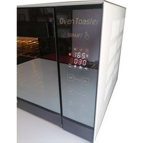 تصویر توستر لمسی و هوشمند ناسیونال ۶۰ لیتری National - نقره ایی National 60 liter touch and smart toaster