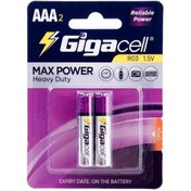 تصویر باتری نیم قلمی Gigacell Max Power Heavy Duty R03 1.5V AAA 