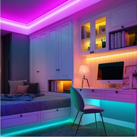 تصویر ریسه ۷ رنگ مودی ۱۰۰ متری 