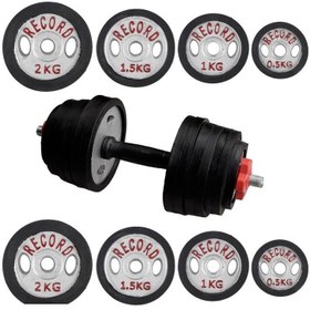 تصویر دمبل 10 کیلوگرمی رکورد 2 عددی record