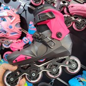 تصویر کفش اسکیت متغیر بچگانه فلزی کالاری Calary T2 صورتی 