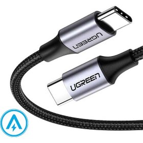 تصویر کابل USB-C به USB-C یوگرین 1 متری مدل Ugreen US261 