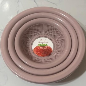 تصویر آبکش 3عددی بسته 12 عددی 