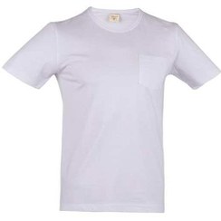 تصویر تی شرت مردانه سفید ناوالس 