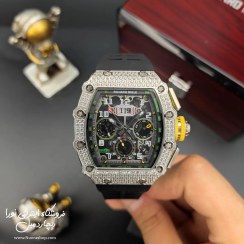 تصویر ساعت RM 11-03 ریچارد میل نگیندار کرنوگراف نقره ای Richard Mille RM 11-03 Automatic Flyback Chronograph ساعت مچی ریچارد میل (Richard mille)