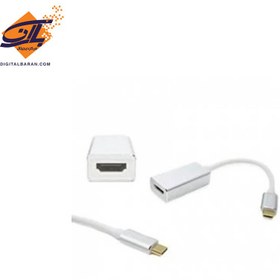 تصویر کابل تبدیل Type-C به HDMI فیلیپس مدل DLC9000C PHILIPS DLC9000C USB-C TO HDMI ADAPTER