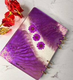 تصویر دفتر حلقه ای(سایز A5) - طرح 