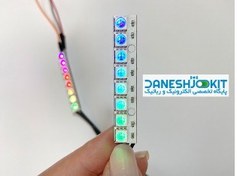 تصویر بسته 2 عددی ال ای دی نئوپیکسل 8X1 تراشه WS2812B RGB 
