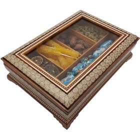 تصویر تیبگ چوبی خاتمکاری 