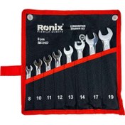 تصویر مجموعه آچار یکسر رینگ و یکسر تخت رونیکس مدل RH-2157 