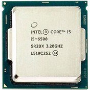 تصویر پردازنده اینتل CPU Intel Core i5-6500 بدون باکس Intel Core i5-6500 3.2GHz LGA 1151 Skylake TRAY CPU