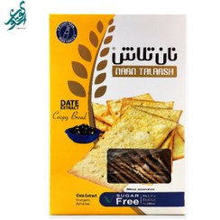 تصویر نان سوخاری حاوی خرما نان تلاش وزن 400 گرم 