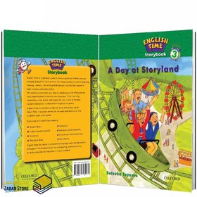تصویر دانلود کتاب English Time 3: Storybook, A Day at Storyland کتاب انگلیسی زمان انگلیسی 3: کتاب داستان ، یک روز در استوری لند