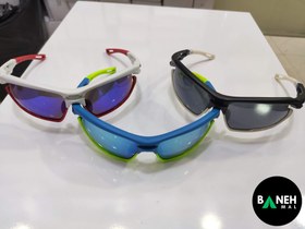 تصویر عینک ورزشی مدل پلاریزه TR90 - سفید/قرمز 